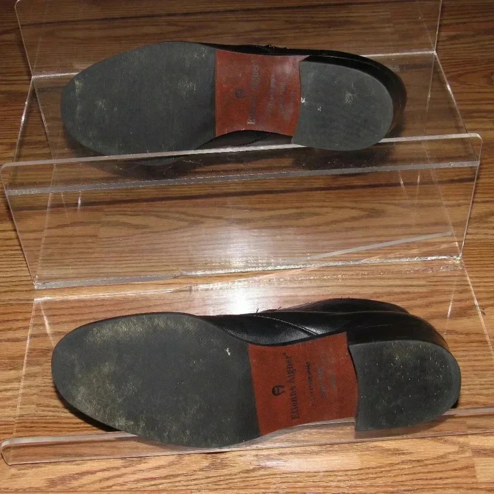 ETIENNE AIGNER Show-Time Leather Ankle Booties 7.5 - Picture 7 of 7